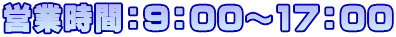 営業時間：9：00～17：00